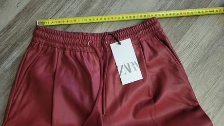 Koženkové nohavice, zara,xs