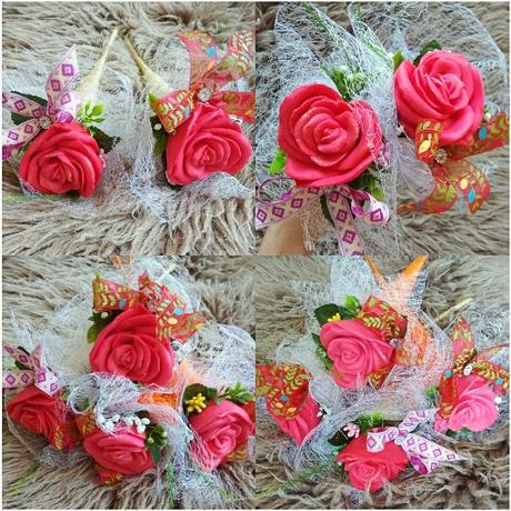 Mydlové boxy, kyticky, dekoracie, 