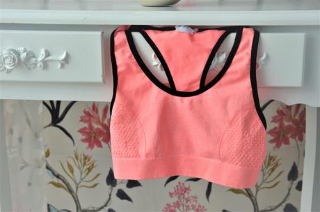 Neon športová podprsenka-122/128, 128