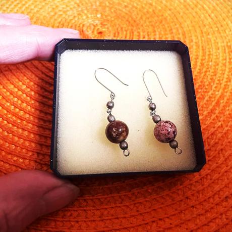 Náušnice z naturálnych kamienkov, 