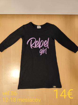 Rebel šaty, veľkosť 86, rebel kids,86