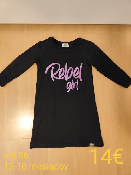 Rebel šaty, veľkosť 86, rebel kids,86