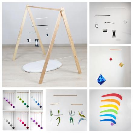 Montessori mobily s hrazdou,