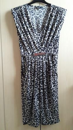 Tigrované šaty, f&f,36