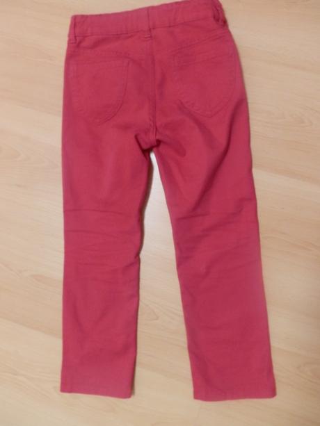 Červené dievčenské nohavice, h&m,116