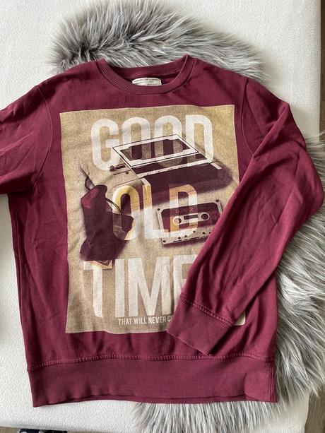 Jack and jones bordova mikina panska l, l