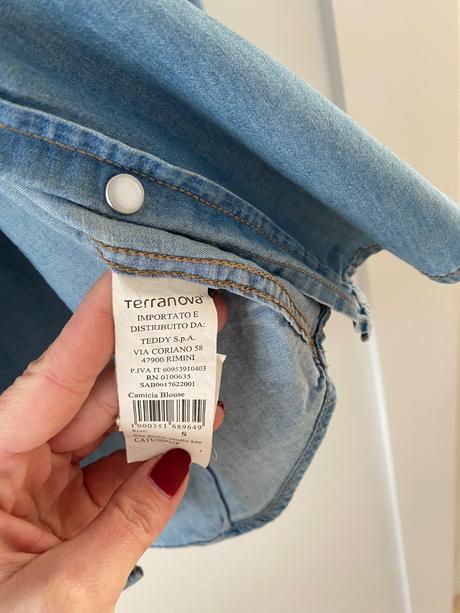 Rifľová košeľa, terranova,m