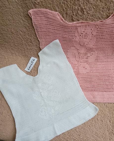 Háčkovaný top 2x, s