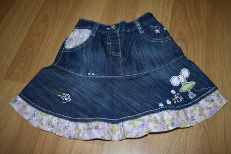 Riflová sukienka., next,98