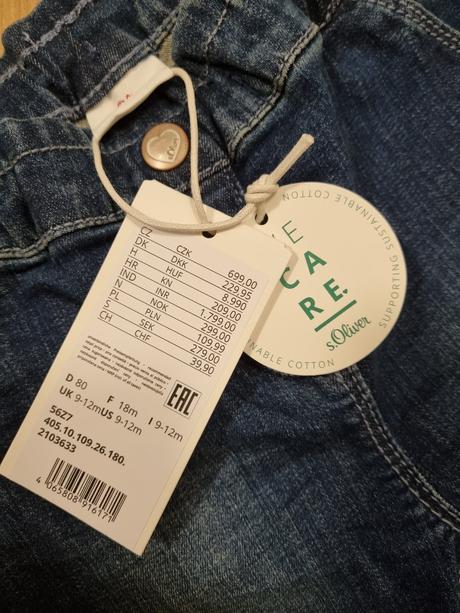 Nohavice rifle, s.oliver,80