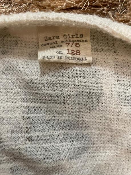 Bundička 1x oblečená, zara,128