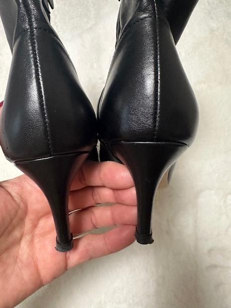 Čierne čižmičky so šnurovaním na zips zn. zara, zara,39