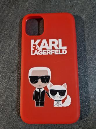 Červený obal na apple iphone 11, apple