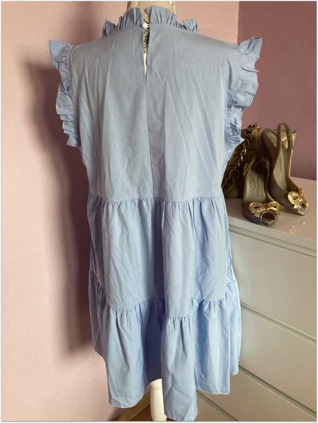 Modré šaty zn.shein - veľkosť xl, xl