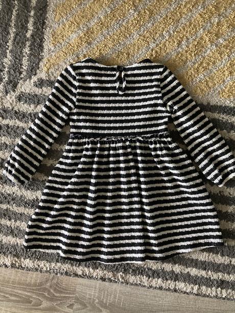 Úpletové pásikavé šaty, f&f,98