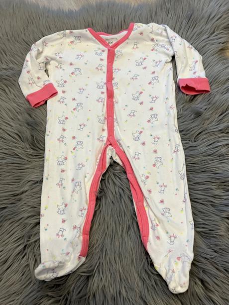 Dievčenský overal vzorovaný (74), baby,74