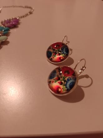 Folklórne náušnice.,