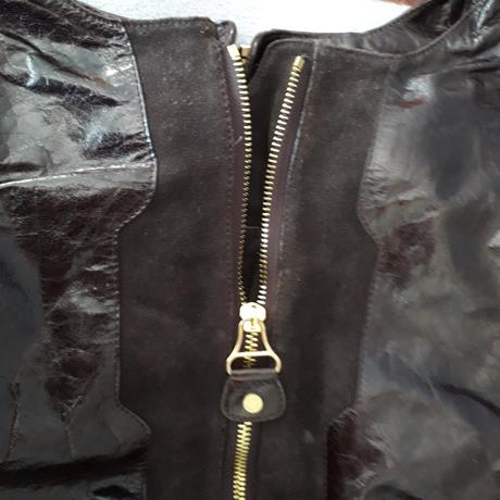 Krasna kabelka, kožená - imitacia,