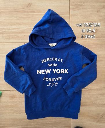 Mikina new york, h&m,122