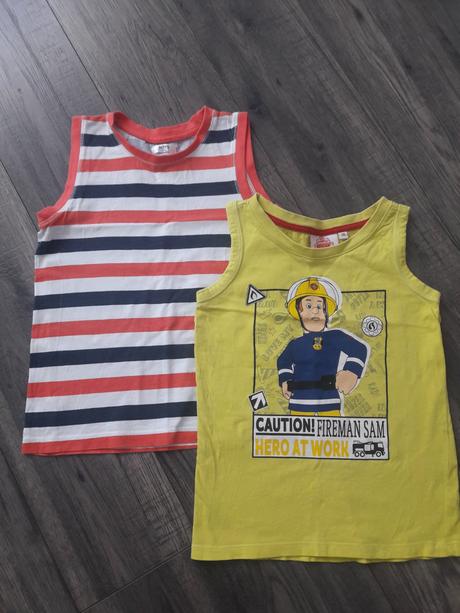 Chlapčenské tričko bez rukávov(2ks)v.116, 116