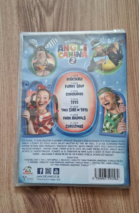 Spievankovo dvd angličanina 2, 