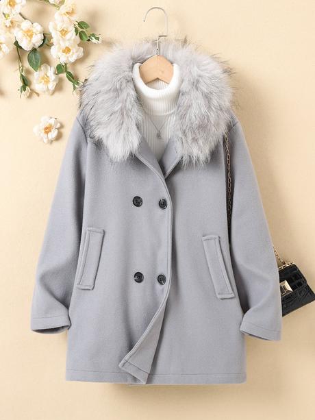 Kabát s kožušinkou, 128 / 134 / 140 / 146 / 152