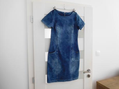 Šaty riflové, m , pružné, m