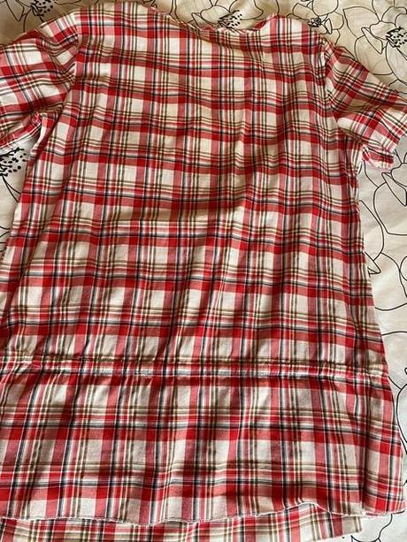 Letná káro blúzka v.42/44, 42