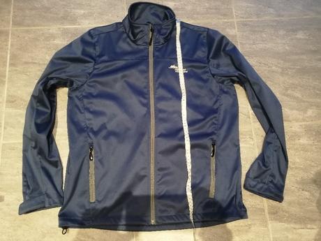 Bunda unlimited mountains v l oceľovomodrá, pes, l