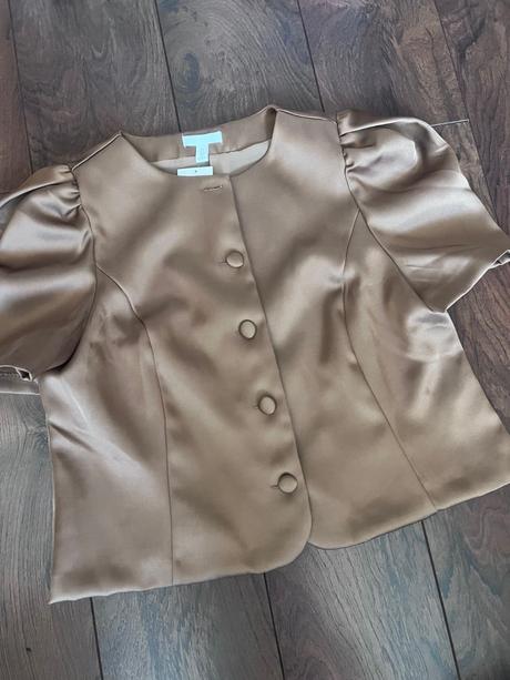 Hnedo-medený top, h&m,l