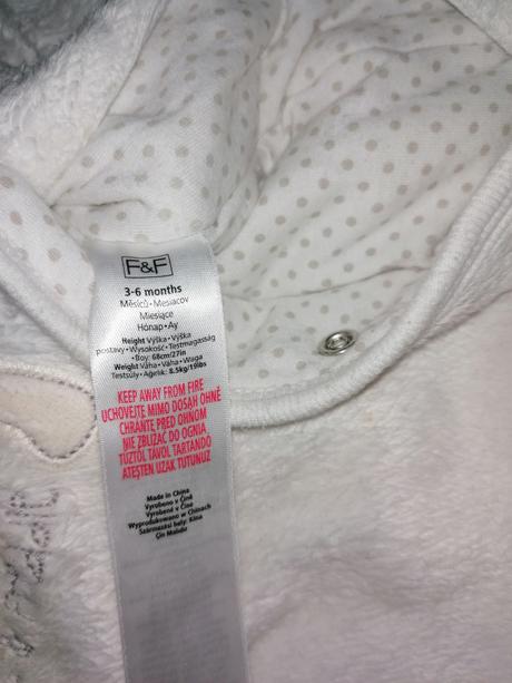 Zimný overal s uškami, f&f,68
