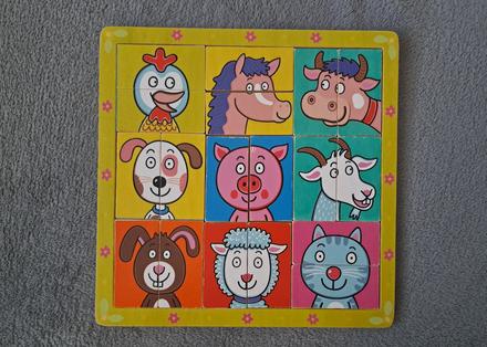 Puzzle vkladačka,