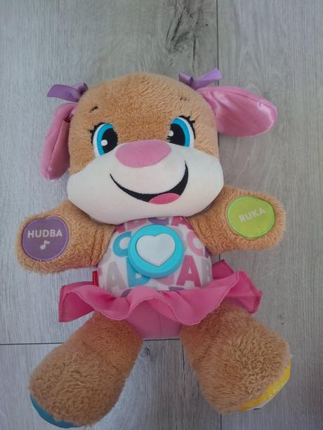 Fisher price hovoriaca psíkova sestrička sk,