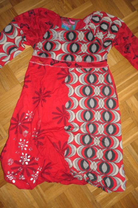 Desigual original krasne dievcenske saty 11/12, desigual,152