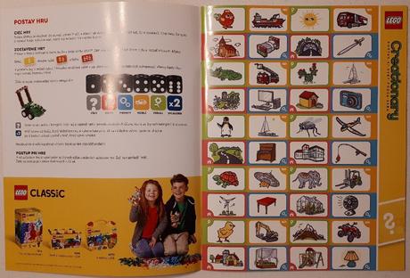 Lego spoločenská hra creationary, 