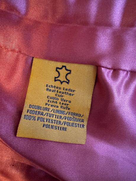 Kožená bunda z brúsenej kože veľkosti s, s