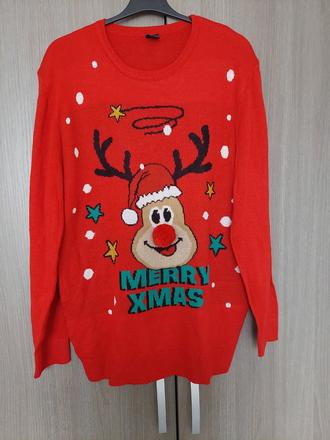 Pánsky vianočný sveter super stav, fishbone,xxl