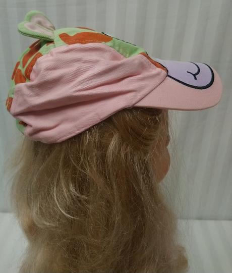 Dievčenská ružová šiltovka žirafa č. 504, 50 cm, 50