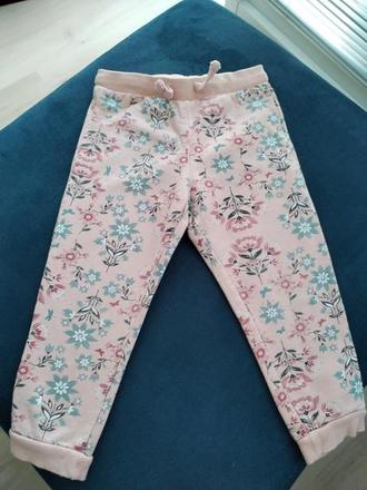 Krásne pudrove teplaky 86/92/98, 92