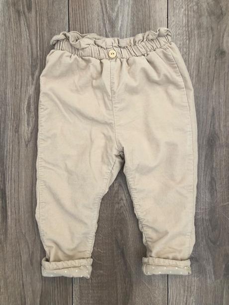Zateplené nohavice, h&m,92