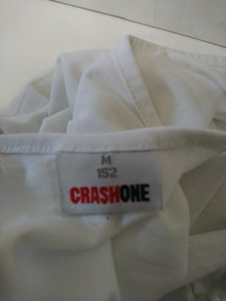 Dievčenské biele bavlnené  tričko, crashone, crashone,152