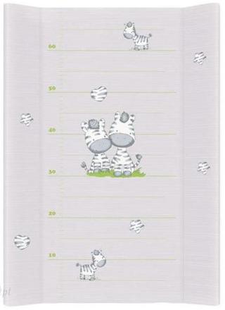 Ceba baby prebaľovacia podložka tvrdá krátka šedá,