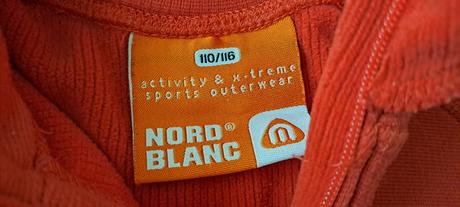 Mikina nordblanc (červená), veľ. 110-116, nordblanc,110