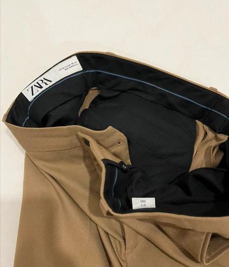 Hnedý pánský oblek zara, 52