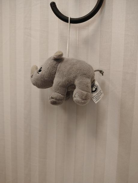 Plyšový nosorožec, kinder maxi ferrero, vud28, 