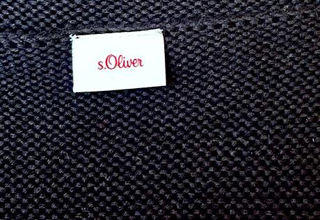 Čierny pulovrik z priadze, detská 152, s.oliver,152