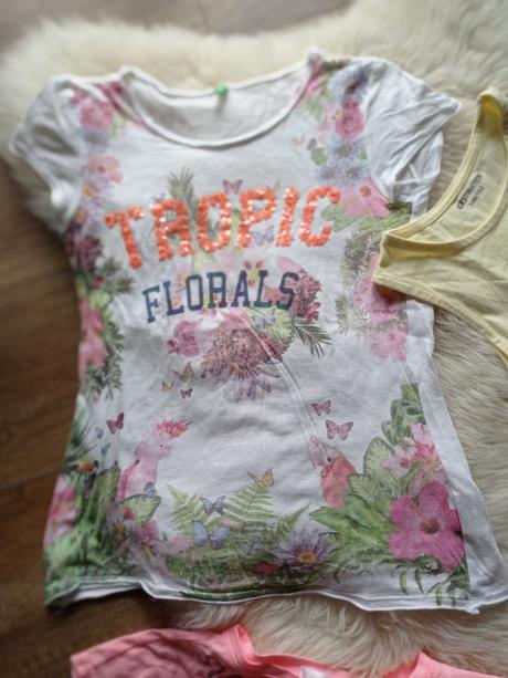 4ks tricko na doma super 134/140 benetton, benetton,134