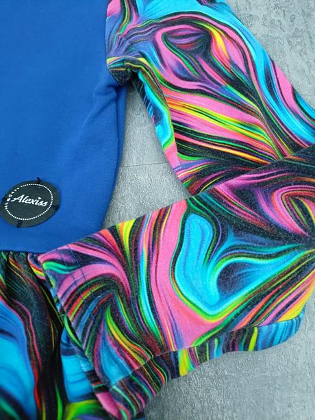 Trojvolánové šaty 110/116, 110