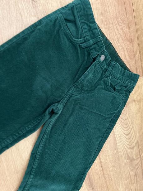 Menčestrové nohavice, h&m,134