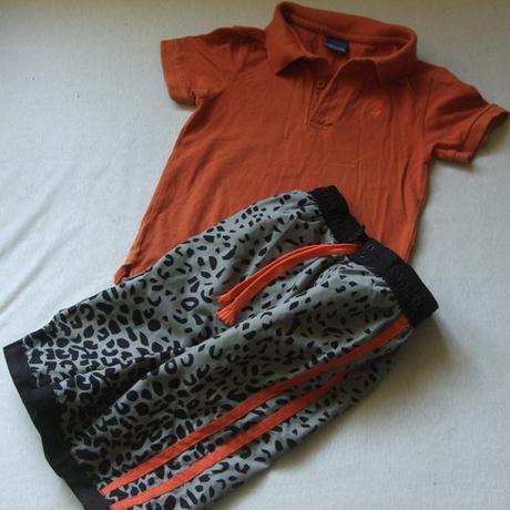 Oranžové tričko s kraťasmi, george,116